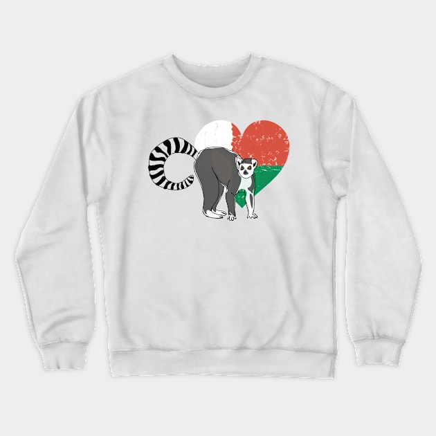 Madagascar love Crewneck Sweatshirt by GribouilleTherapie